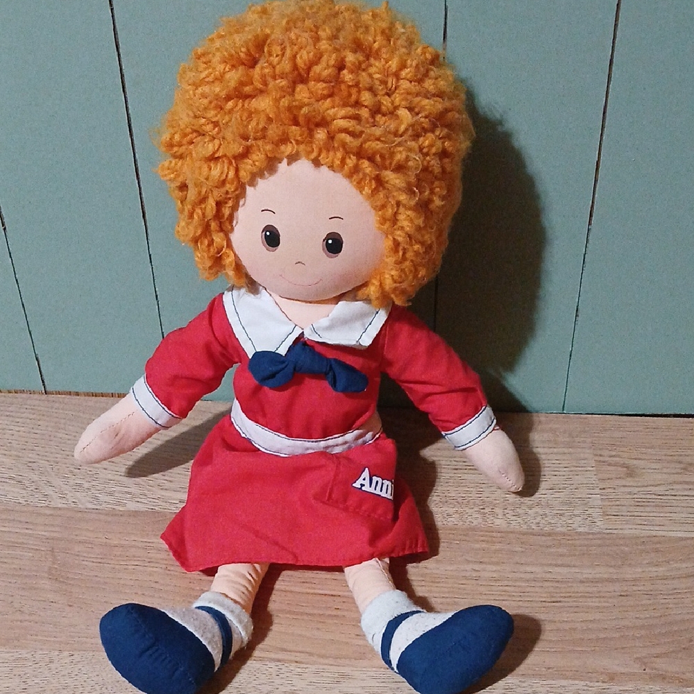 Annie Red and Blue Rag Doll 1982